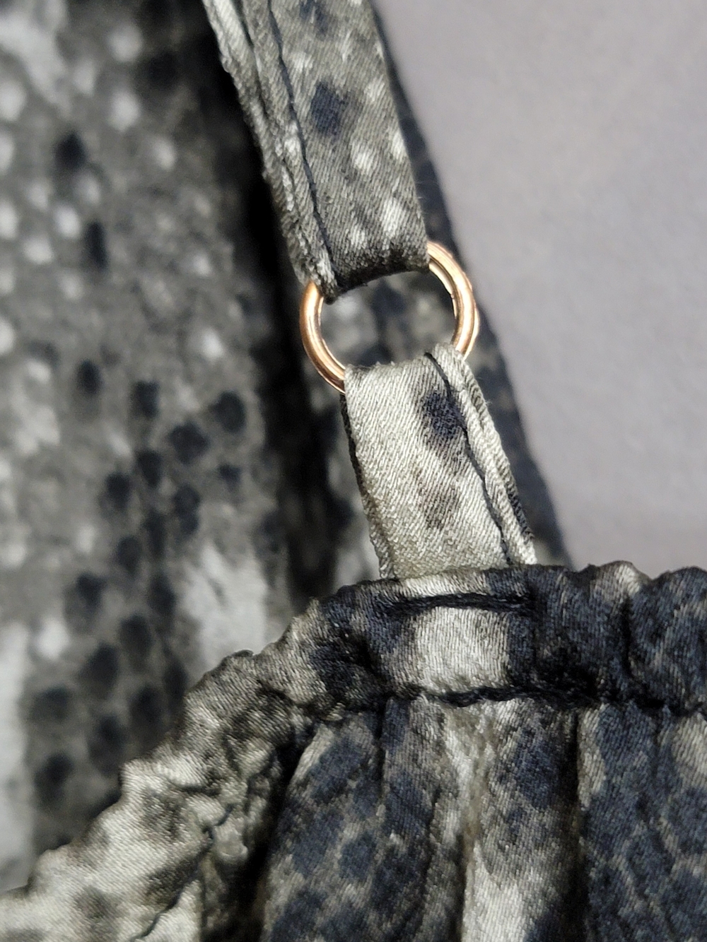 NAANAA Snake Print Slip Dress in Green and Black - Picture 6 of 8